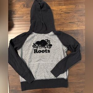 Roots Black and Salt and Pepper Grey Hoodie